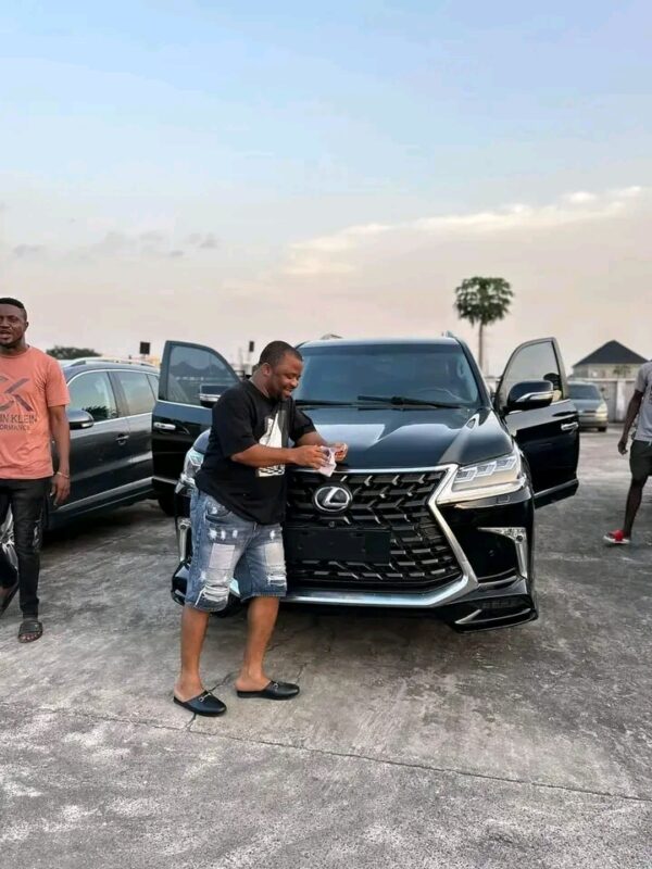 "God did" Apama Nolly grateful as he purchases a new car, days after welcoming a bouncing baby girl with wife (Photos)