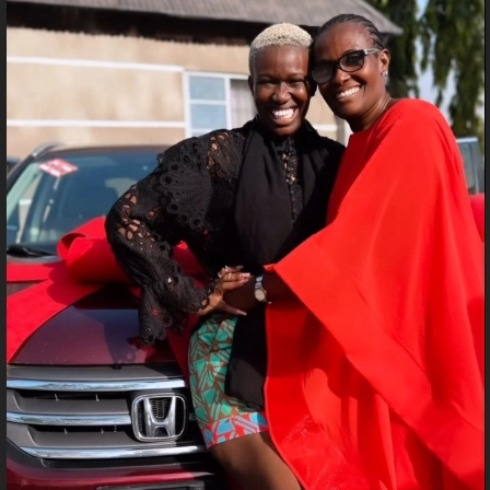 Comedian Real Warri Pikin Gifts mother Car, 18-karat gold For Birthday (Video)