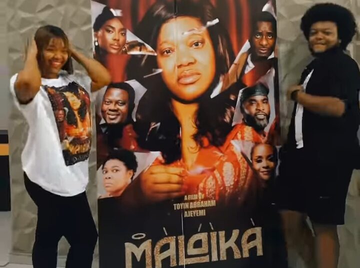 "I am so proud of you. You finish work" Ekene Umenwa shower praises on Toyin Abraham as she releases "Malaika" the movie