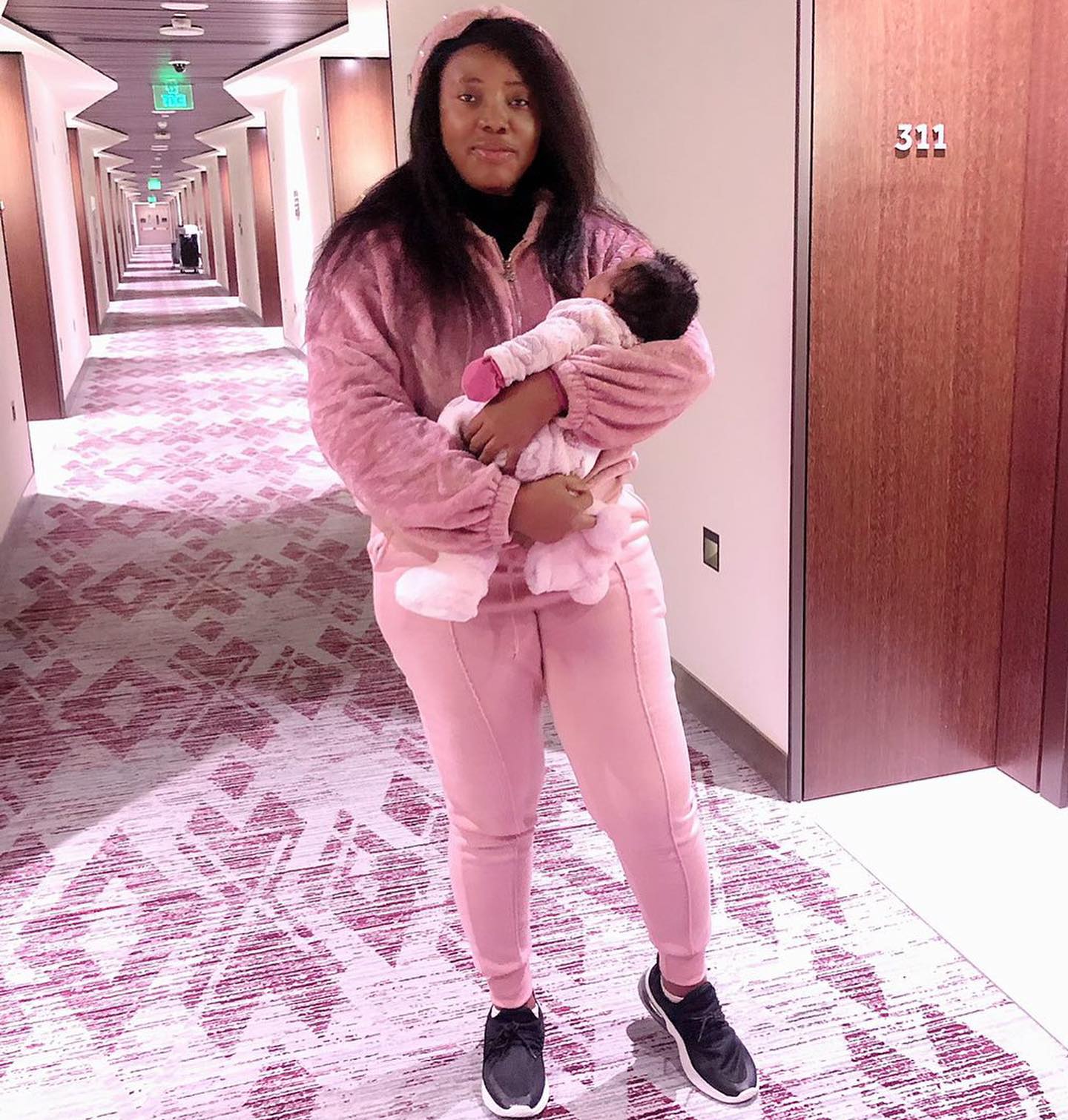 "2024 is gonna be all good news and celebration for us all" Actress, Isaac Chinwe celebrates as she welcomes her first child (Video)