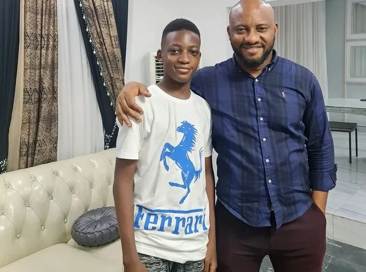 "It's not been easy without you around. The pain is terrible" Yul Edochie emotional as he celebrates son, Kambi's 17th Posthumous birthday