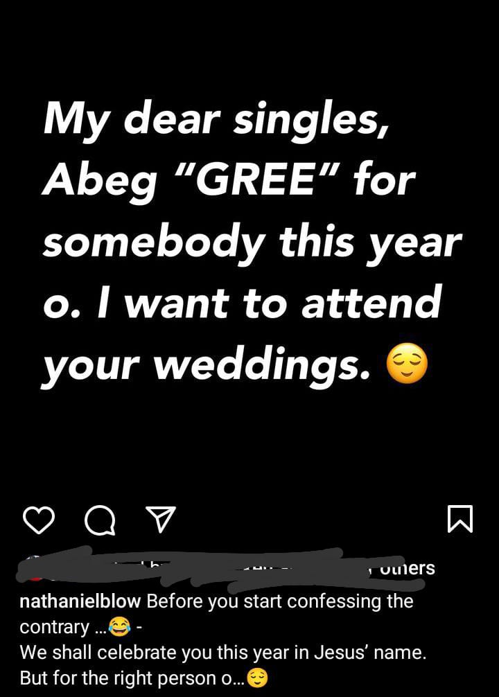 Nigerian gospel singer, Nathaniel Bassey has sent a strong message to single people.

He did this via his Instagram page.

In his post, Nathaniel Bassey