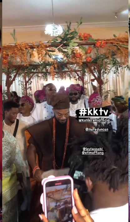 Video from the Wedding of Actor, Kunle Remi and his wife, Tiwi