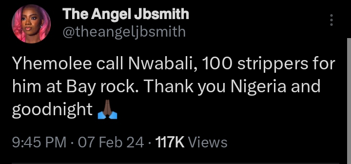 “That one na after we don win nations cup ooo Abeg” – Reactions as Angel Smith makes exceptional promise to Stanley Nwabali