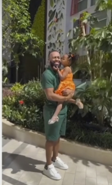 "That's not your husband; that's my dad" – Little girl steps in to mark her territory as she sees her parents lock lips in adorable video