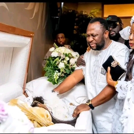 "You were my guiding light, my partner in laughter and tears" Actor,Tayo Adeleye emotional as he loses wife, shares photos from her burial