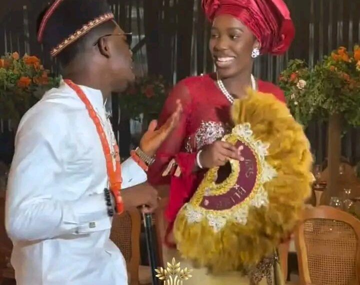 Gospel singer, Moses Bliss and fiancee, Marie ties the knot in Traditional wedding ceremony (Videos)
