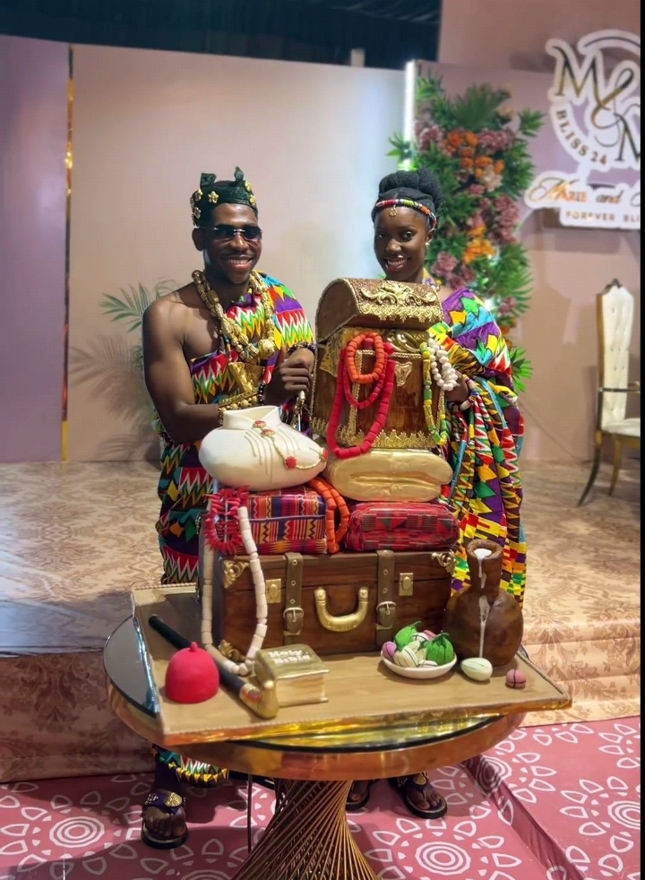 Gospel singer, Moses Bliss and fiancee, Marie ties the knot in Traditional wedding ceremony (Videos)