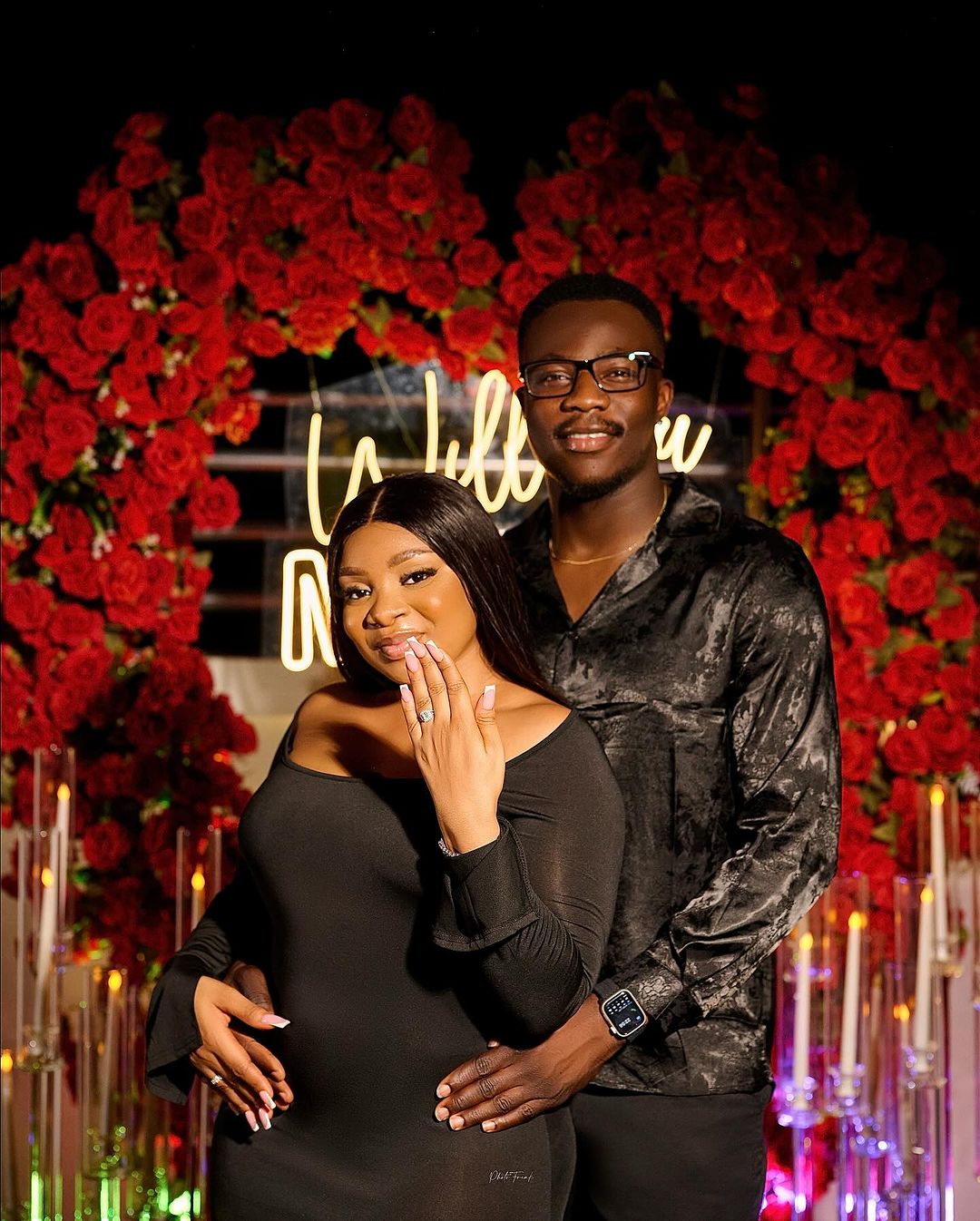 "Thank you deeply for choosing and loving me" BBNaija's Queen Atang pens heartwarming note to Fiancee as he unveils his face (Photos)