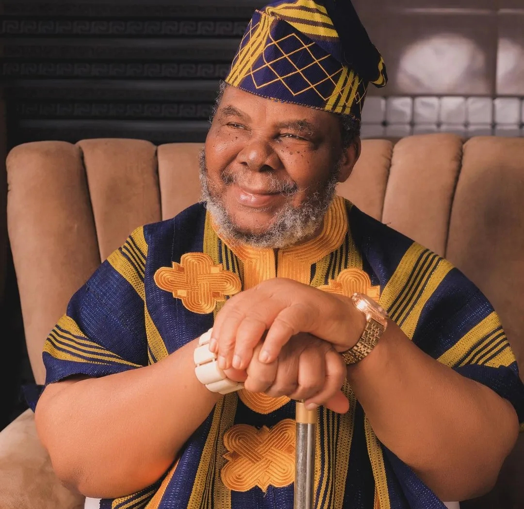 "77 is a celebration of happiness referred to as kiju......"- May Edochie celebrates her father-in-law, Pete Edochie's 77th birthday in a unique way (VIDEO)
