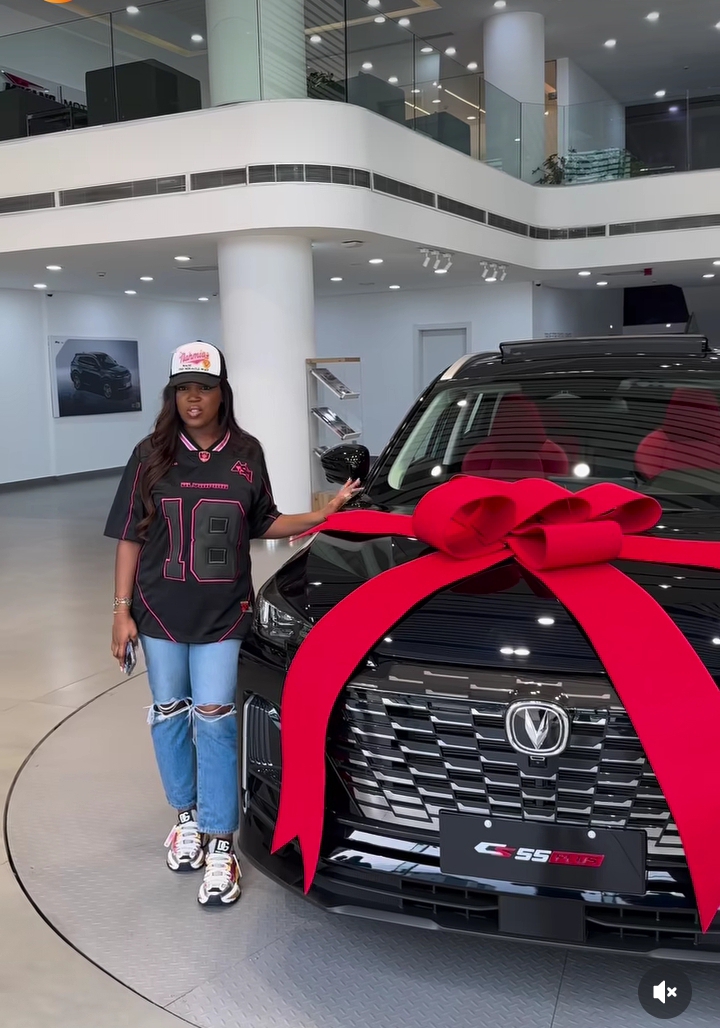 "Proud of you wifey" Kizz Daniel celebrates wife as she bags her first endorsement deal, receives brand new car