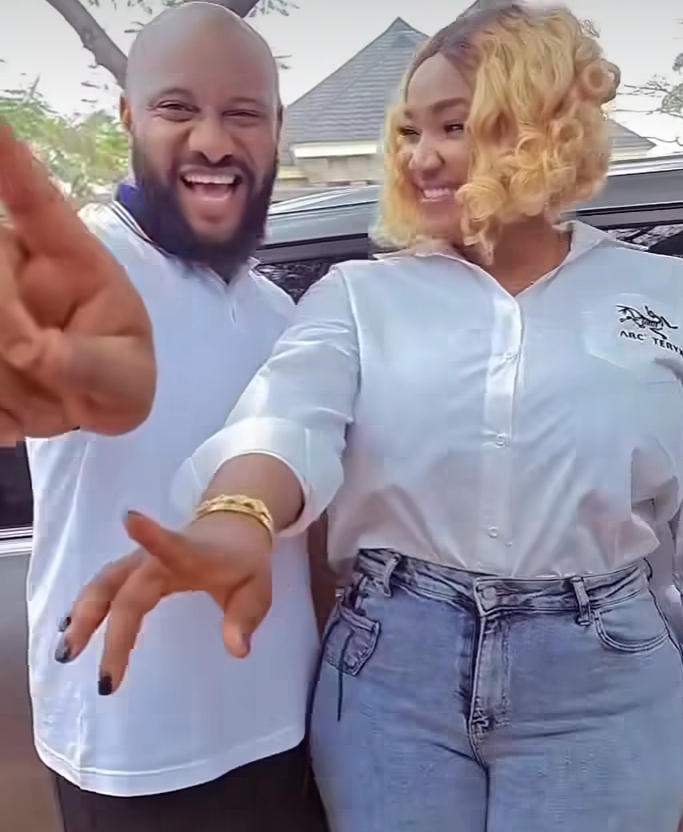 "My favorite people.I love how you both punish them" Blessing CEO gushes over Yul Edochie and Judy Austin