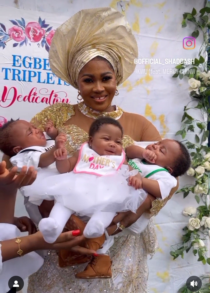 Congratulations pour in as woman welcomes triplets after 7 years of waiting