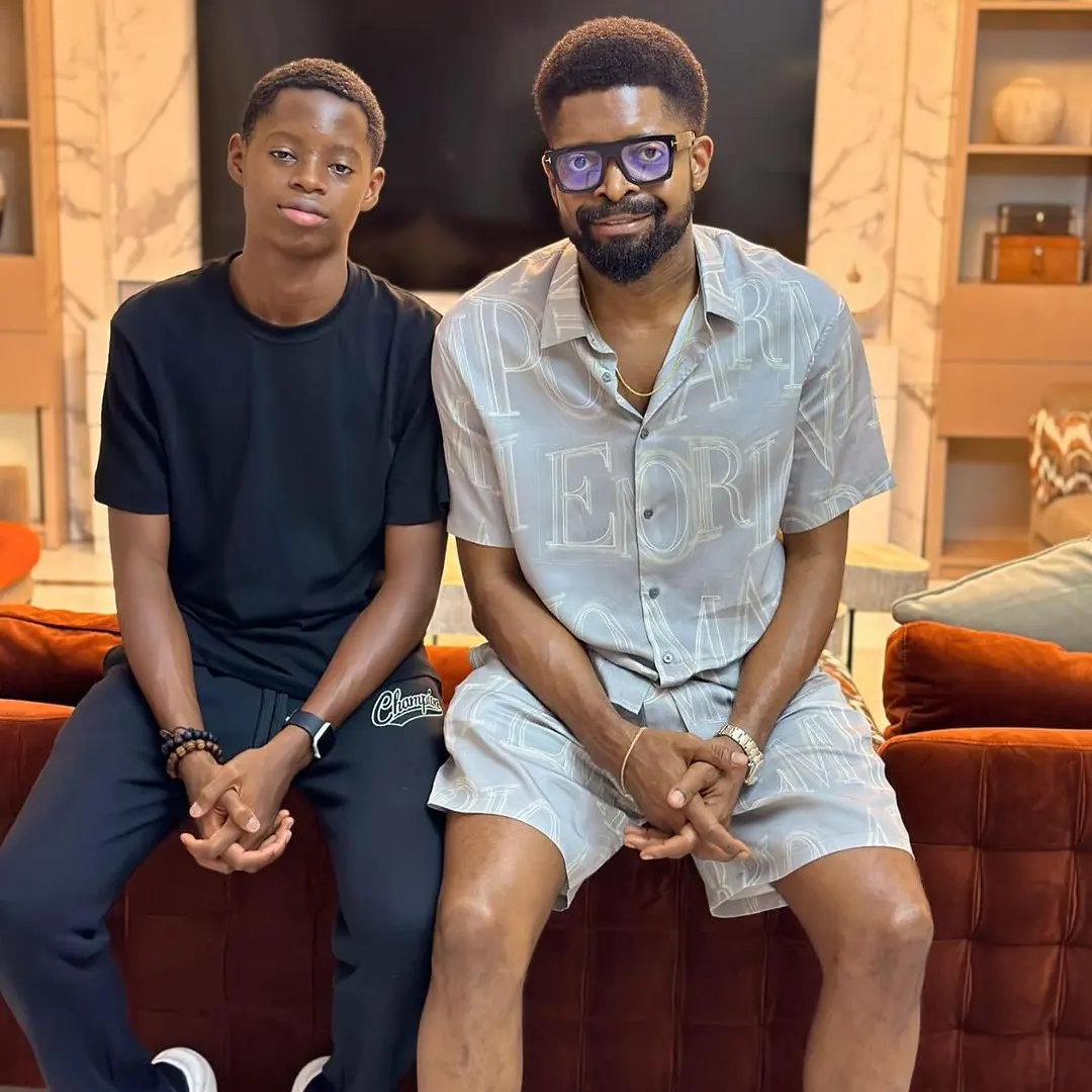 "You’re my everything. Love you son" Basketmouth pens sweet note to Son, Jason on his 16th Birthday (Photos)