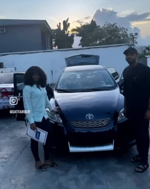 Emotional moment as Boss surprises employee with new car