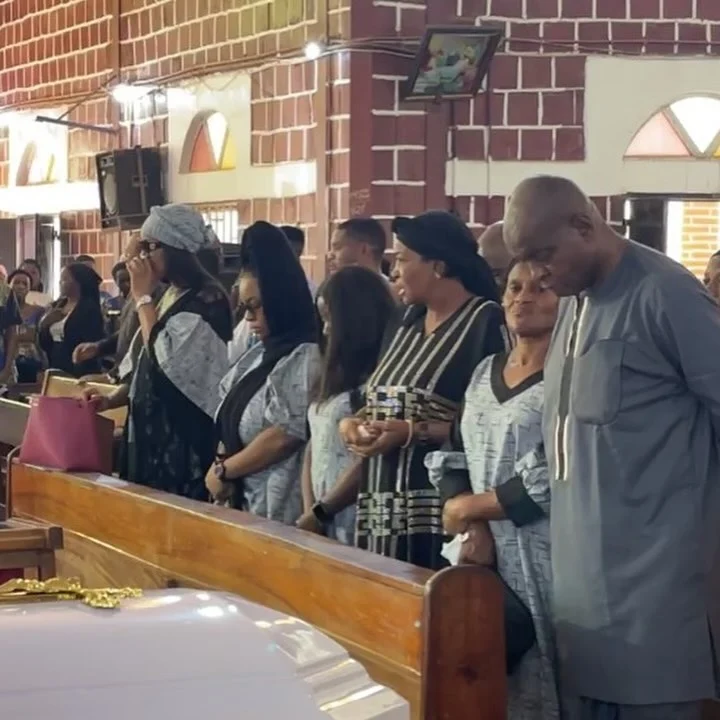 Photos from the funeral of Late Nollywood actor, Junior Pope
