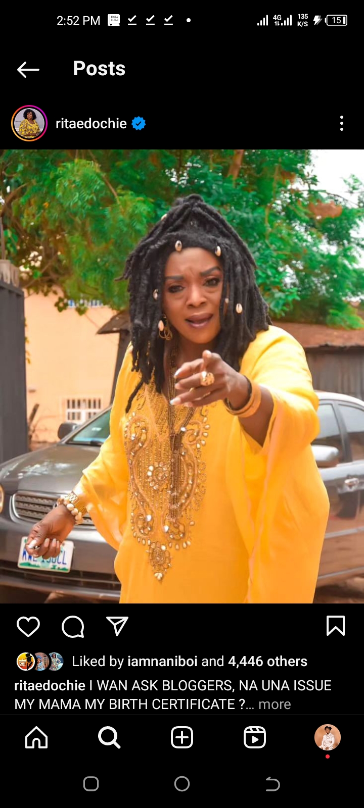 “How can you be telling a married man not to break your heart” – Rita Edochie queries ladies who date married men