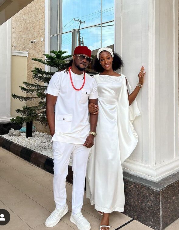 “She wants to use pregnancy to hook him” – Netizens react as Paul Okoye and girlfriend, Ivy Ifeoma are allegedly expecting their first child