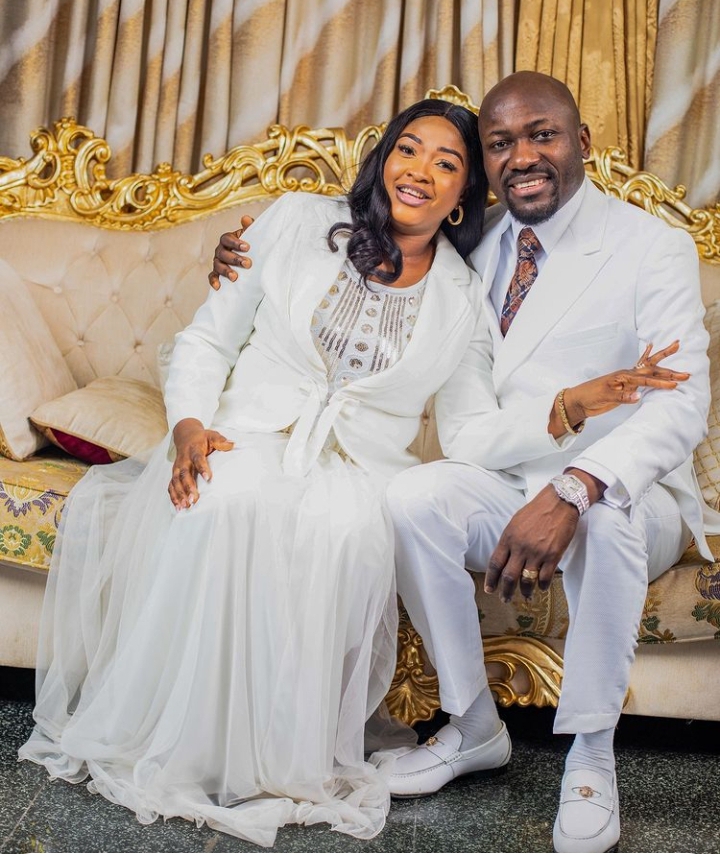 "Thanks for being a blessing and a gift to me " Apostle Johnson Suleman celebrates 20 years of marriage and 26 years of friendship with wife