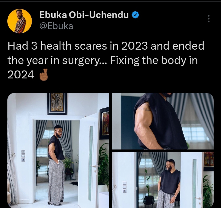 BBNaija host, Ebuka Obi-Uchendu opens up about his secret health battle and Surgery