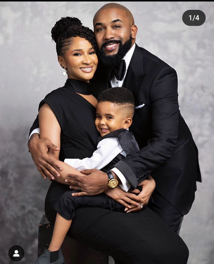 "You are the exact kind of Papa I prayed my children would have" Adesua Etomi-Wellington celebrates husband Banky W on father's day