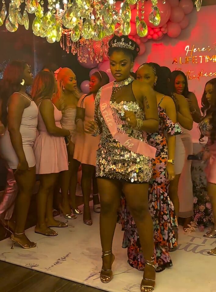 "She is one lucky woman. Marrying a billionaire and a good man at that" Netizens reacts to Chioma gets surprised with lavish bridal shower (Videos)