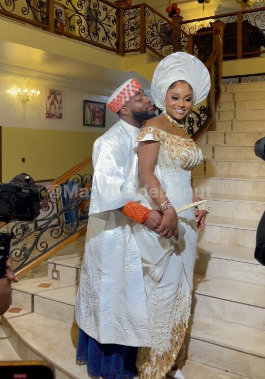 First videos from Davido and Chioma's Traditional Wedding