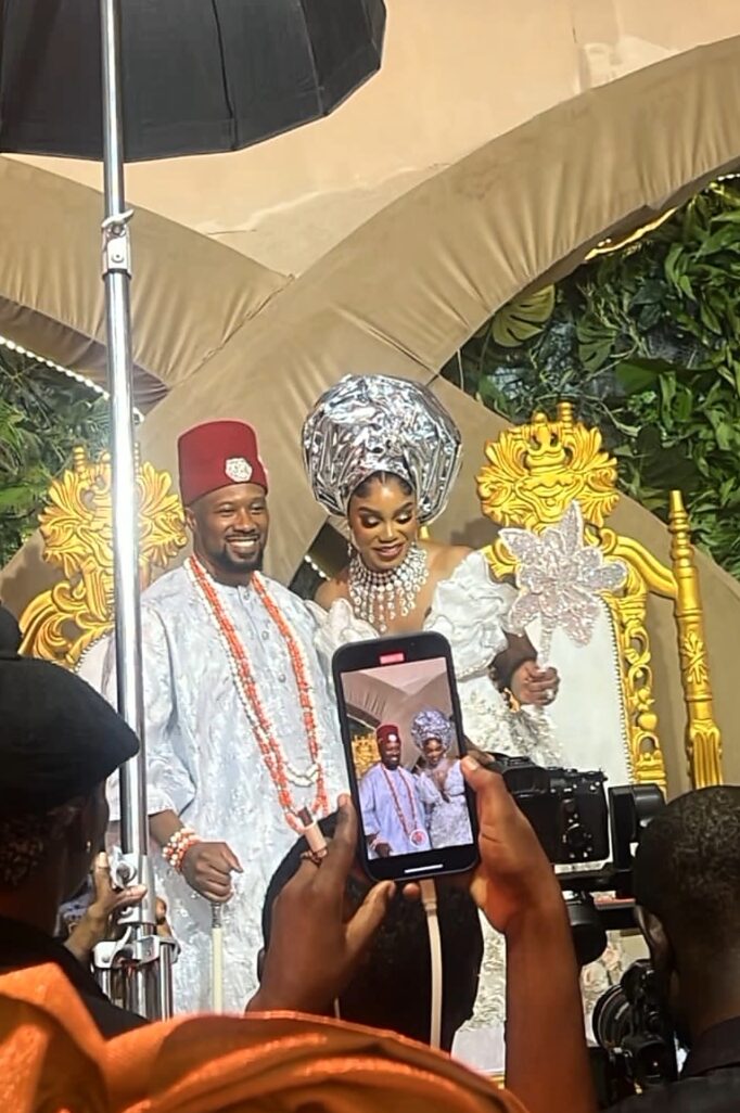 Nollywood Actress, Sharon Ooja Weds Husband in a Traditional Wedding Ceremony (Video)