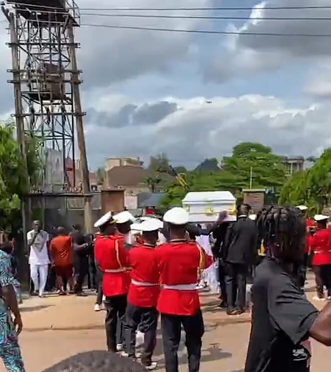 Funeral service for veteran actor, Mr. Ibu, ongoing in Enugu (Videos)