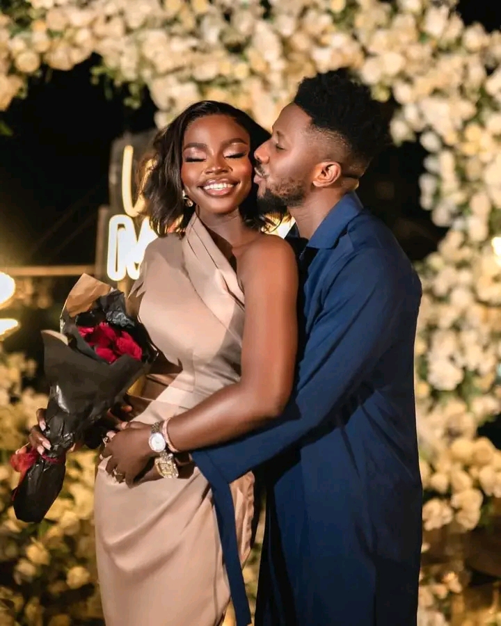 "When God said wait, I didn’t understand until you showed up" Gospel singer ,Okopi Peterson & Fashion designer, Prudent Gabriel gets engaged