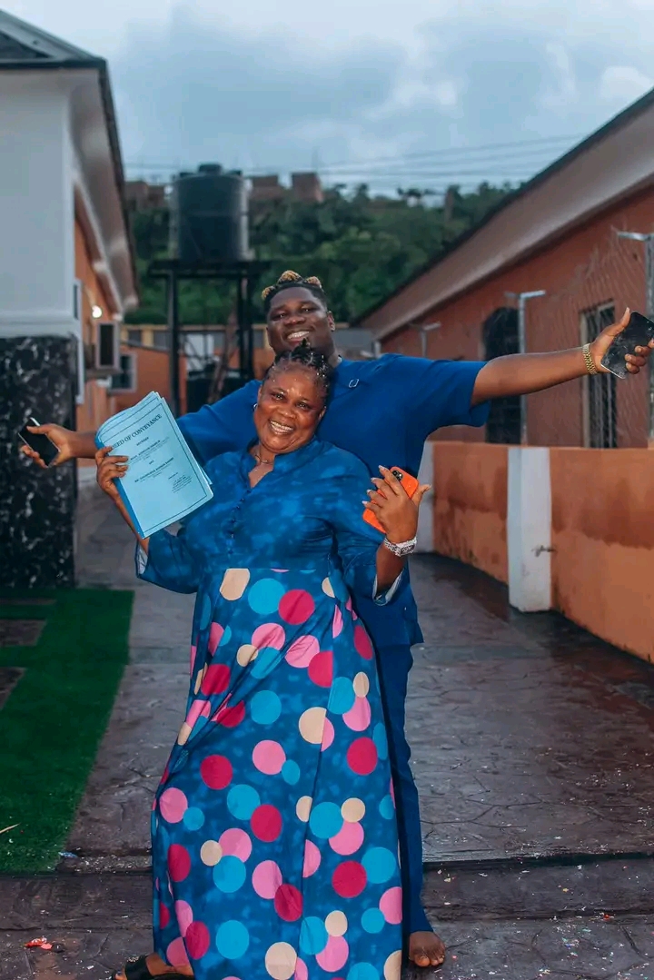Flowerboy buys N250 Million house for mother, shares emotional story of how his parents were kicked out of their house years back