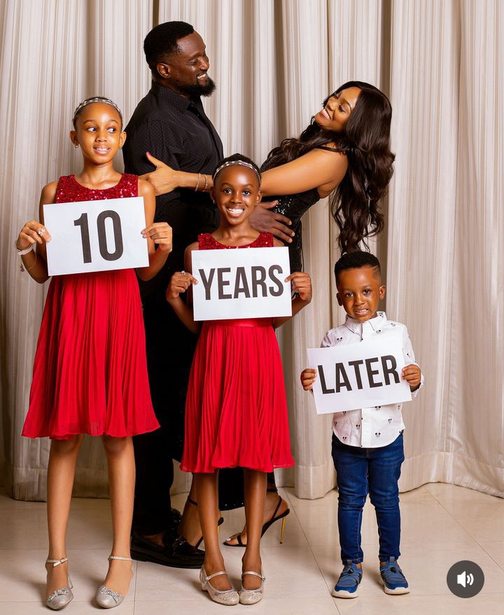 "10 years ago, we made the best decision of our lives" Jude Okoye and Wife Ify celebrate 10 years of marriage