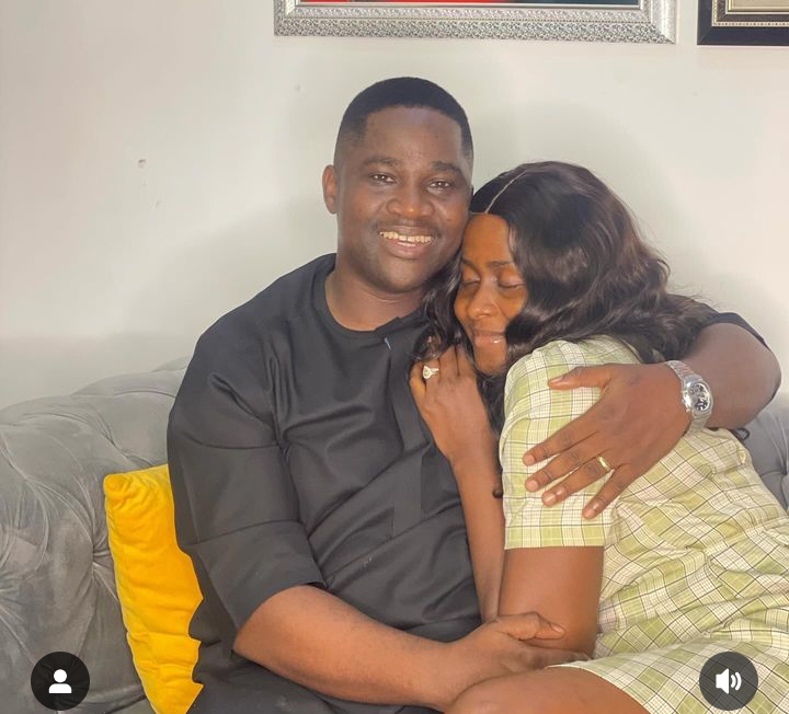 "Father thank you for giving me this bag of beauty and brain" Actress, Chisom Steve Shares heartwarming conversation with husband