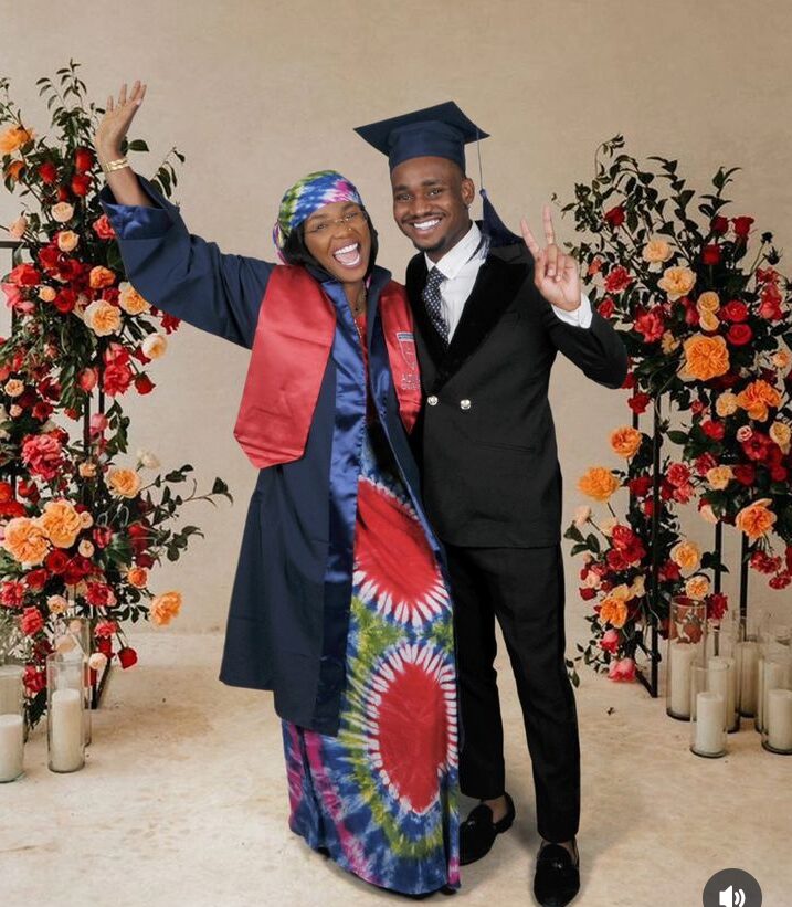 "My golden boy. Thank you for making me proud" Iyabo Ojo beams with pride as her son graduates from Turkish university