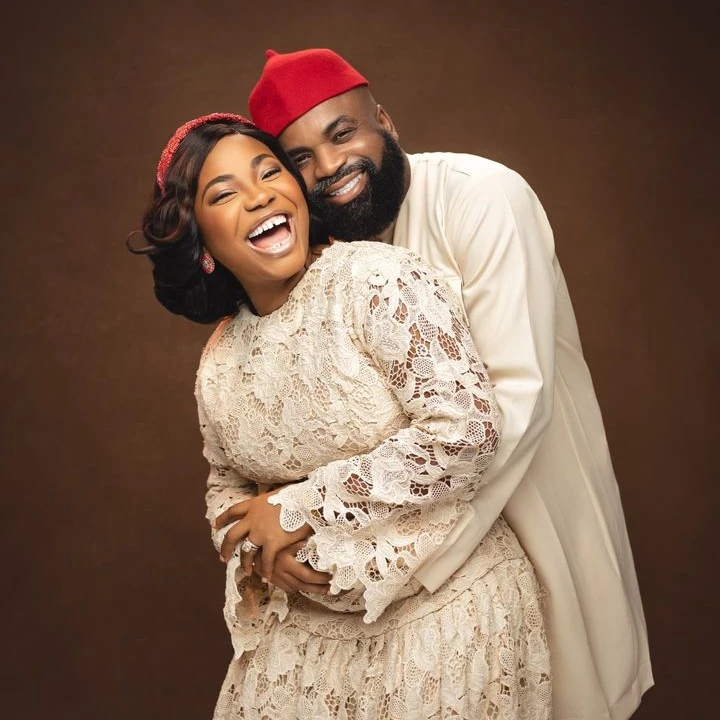 "I love you, Sweet" Mercy Chinwo pens lovely note to husband, Pastor Blessed on their second wedding anniversary