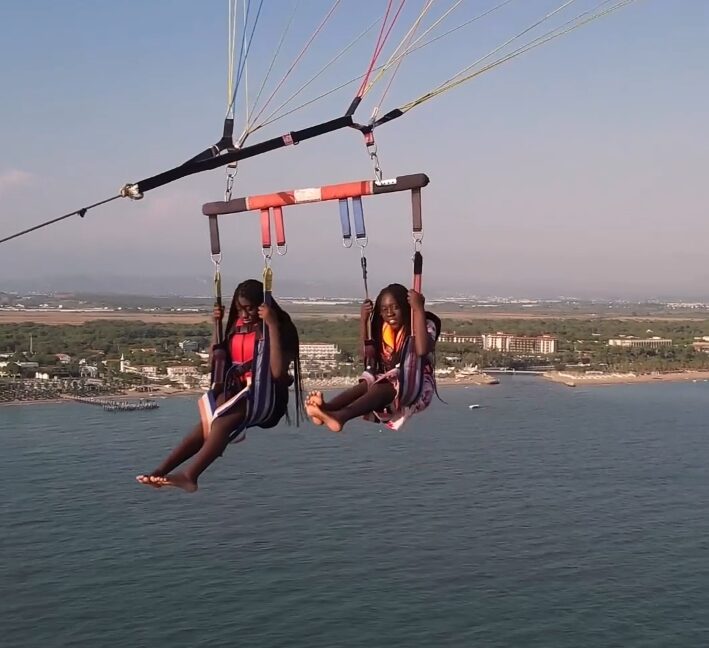 "A whole family, this is too risky abeg," Nigerians tackles Mercy Johnson as she shares her family's exciting sea cruise adventure