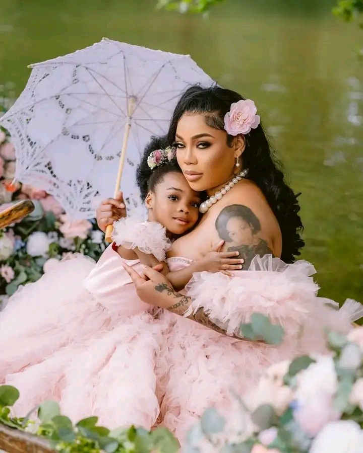 "My swaggalicious boss baby. My miracle baby" Toyin Lawani pens heartwarming note to second daughter on her 3rd birthday