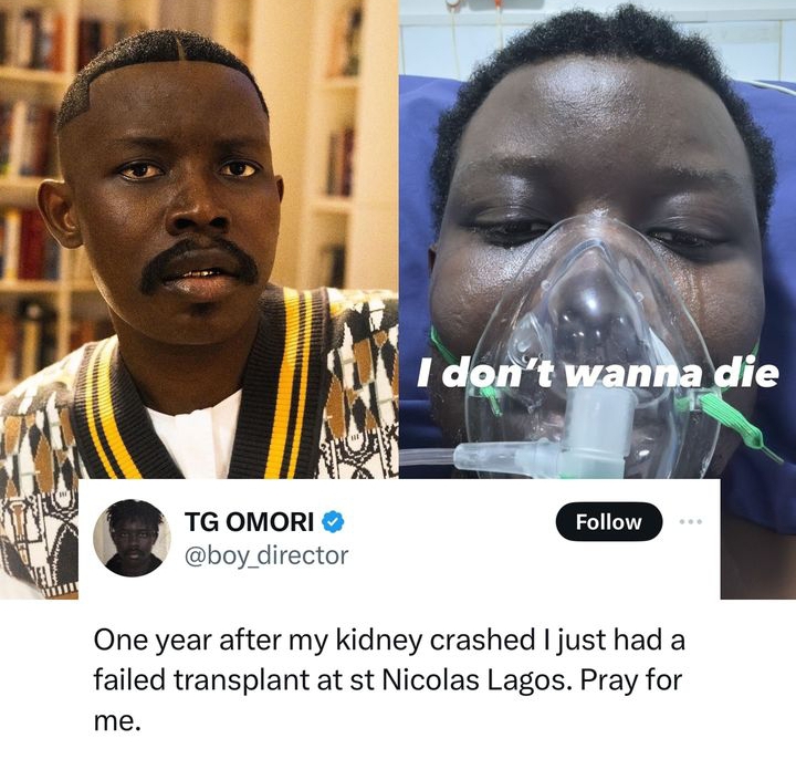 “Pray for me” – TG Omori suffers from failed kidney transplant surgery