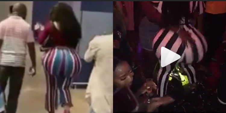 Lady That Went Viral Over Her Gigantic Backside Identified Spotted