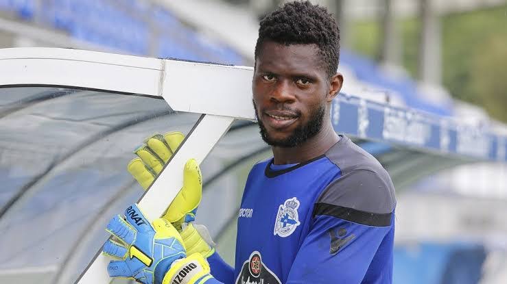 Francis Uzoho of Super Eagles welcomes baby girl with his wife Sommie