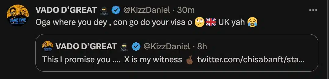 Kizz Daniel promise