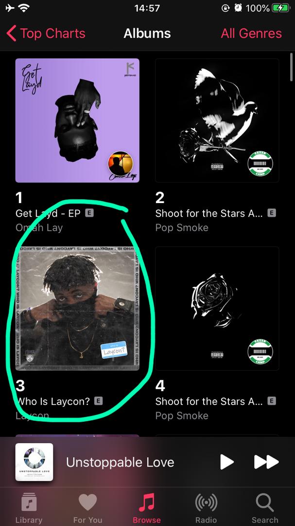 laycon Album on Apple music