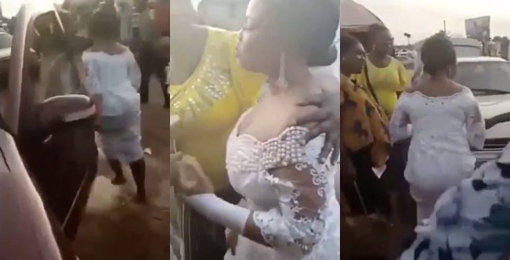 Bride-changes-her-mind-on-her-wedding-day-abandons-her-husband-in-church-and-flees-Video