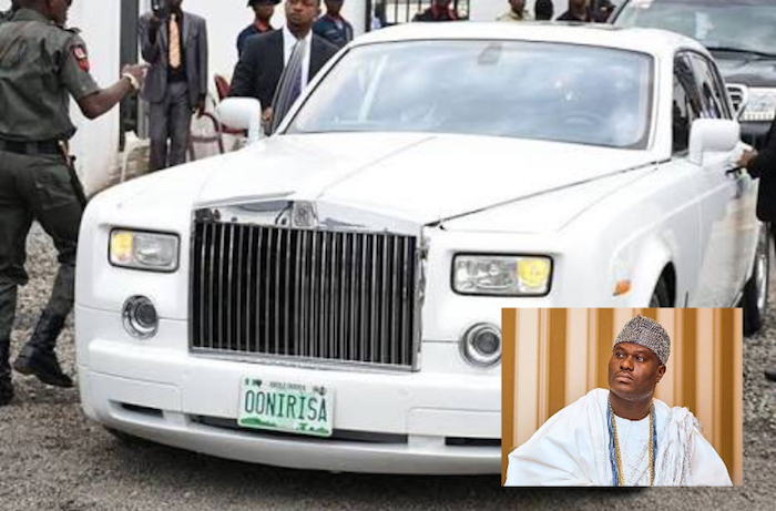 Features of the Ooni of Ife’s Rolls Royce