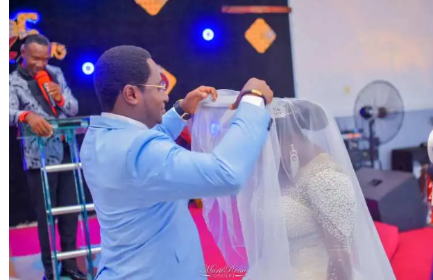 Lady gets married to a man she met on Facebook