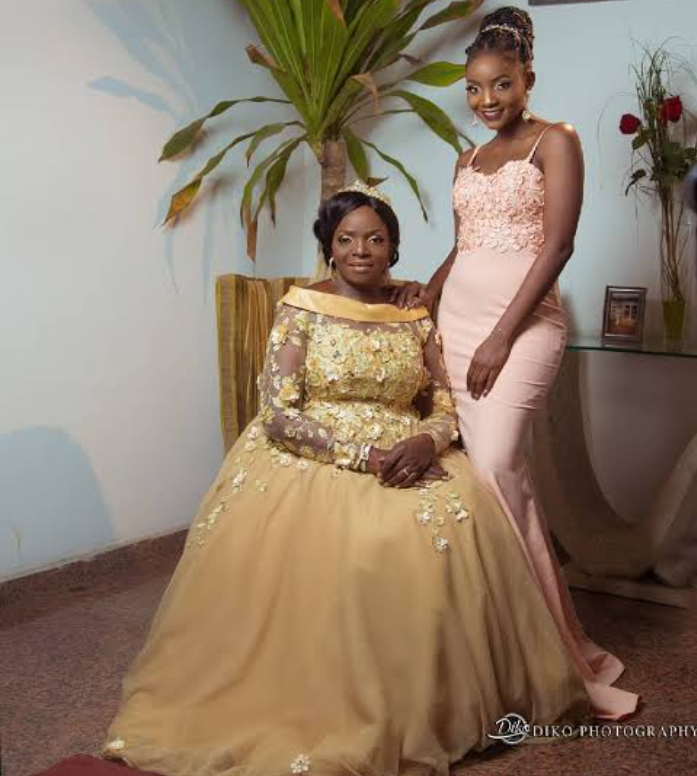 Simi and her mother 