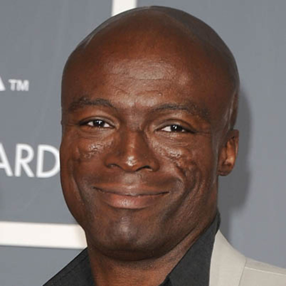 Throwback photo of multiple Grammy award winning singer Seal with his