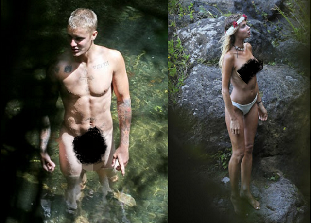 Justin Bieber - Justin Bieber went skinny dipping with his rumoured girlf.....