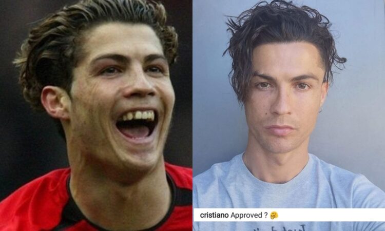 Cristiano Ronaldo shows off new look as throwback to Man United days ...