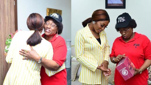 Khafi meets First Lady of Ekiti State (Photos)